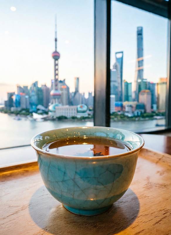 冲泡技巧·绿茶上投法的分寸特写