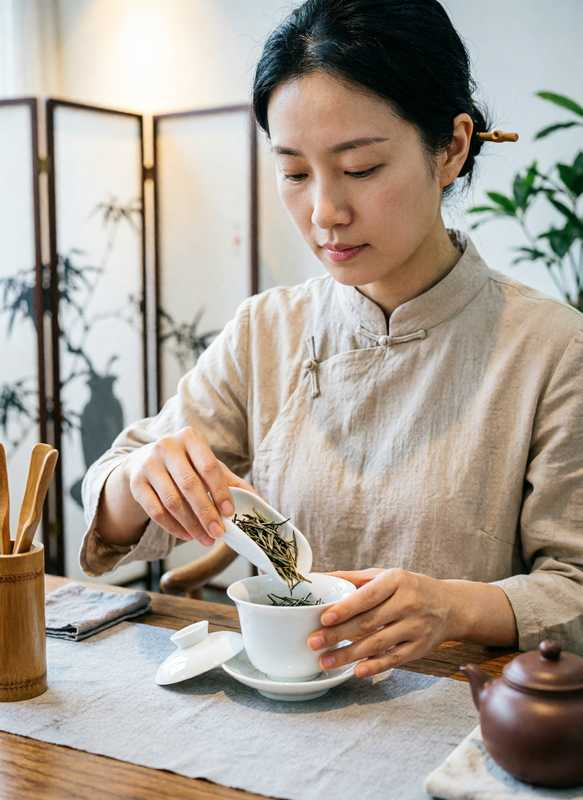 静安首席白茶茶艺师·福鼎白毫银针行茶记特写