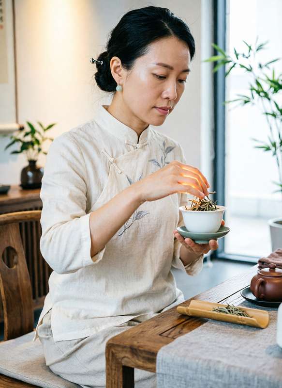 黄浦资深红茶茶艺师·祁门香里见功夫特写
