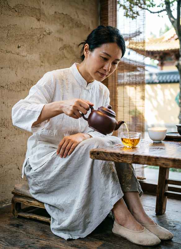 长宁绿茶茶艺师·明前龙井的江南春信实景