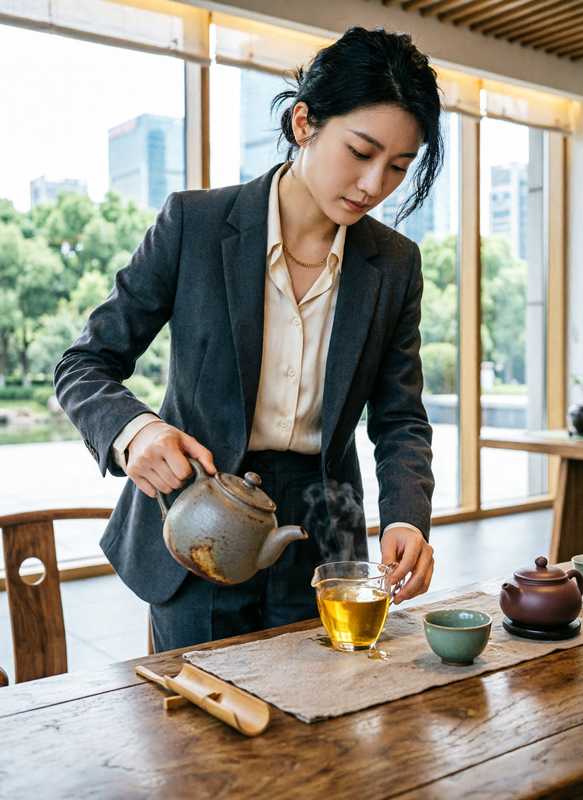 君山银针·黄茶闷黄品鉴实景
